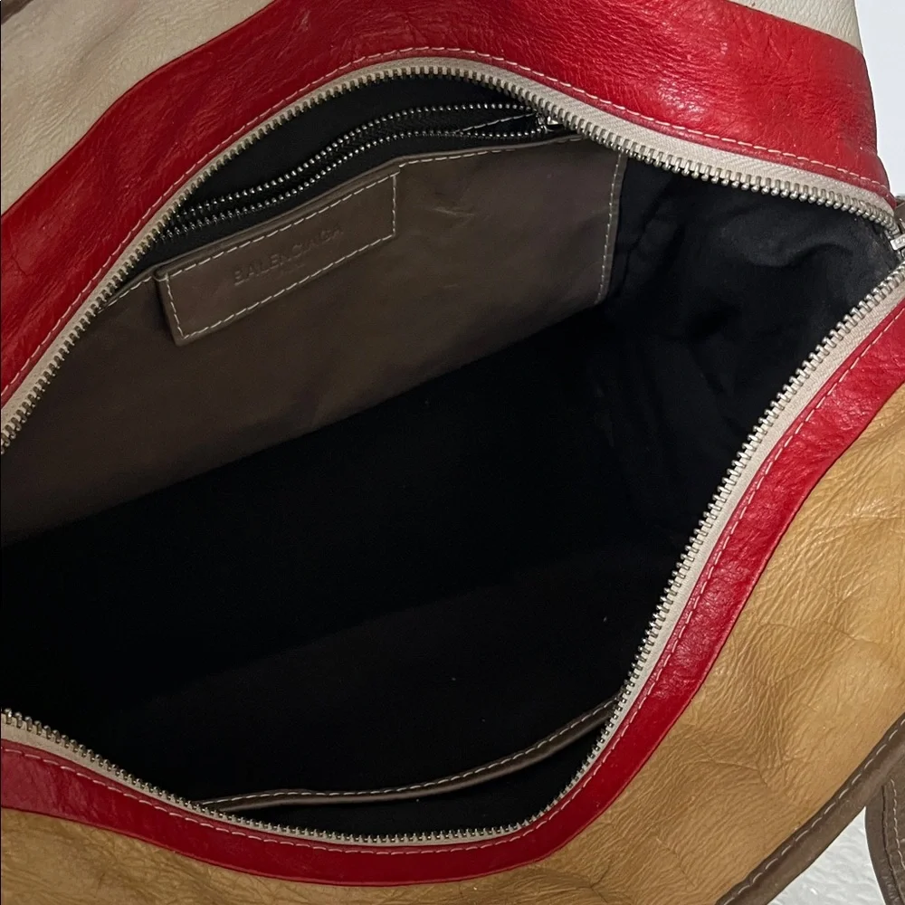 Rare Balenciaga Lambskin 2-way Bazar Bag